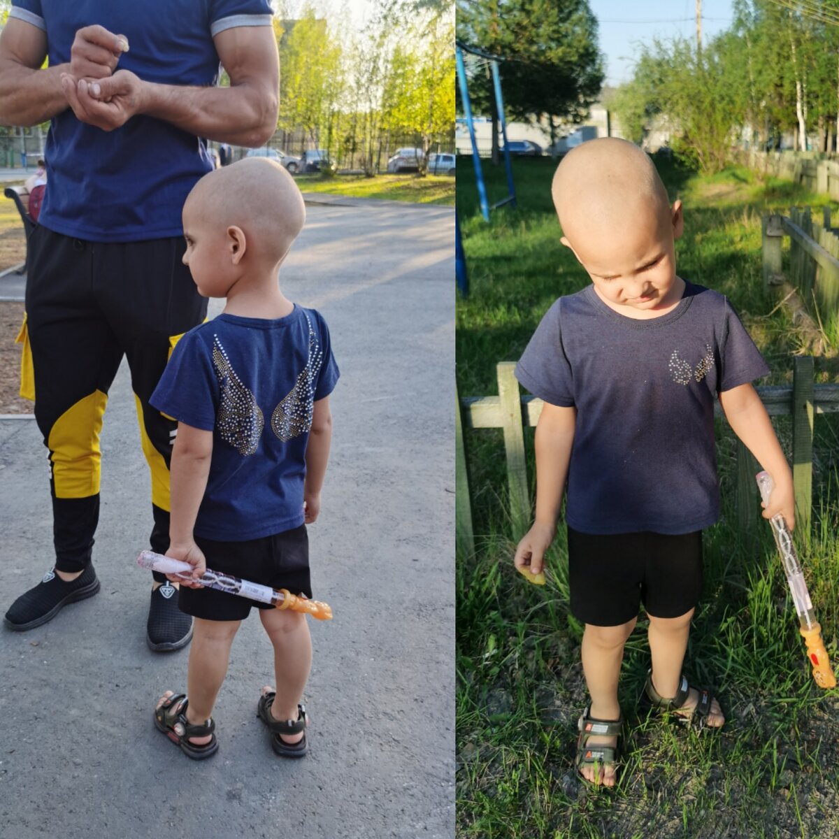 Футболку сейчас носит Гриша, очень активно