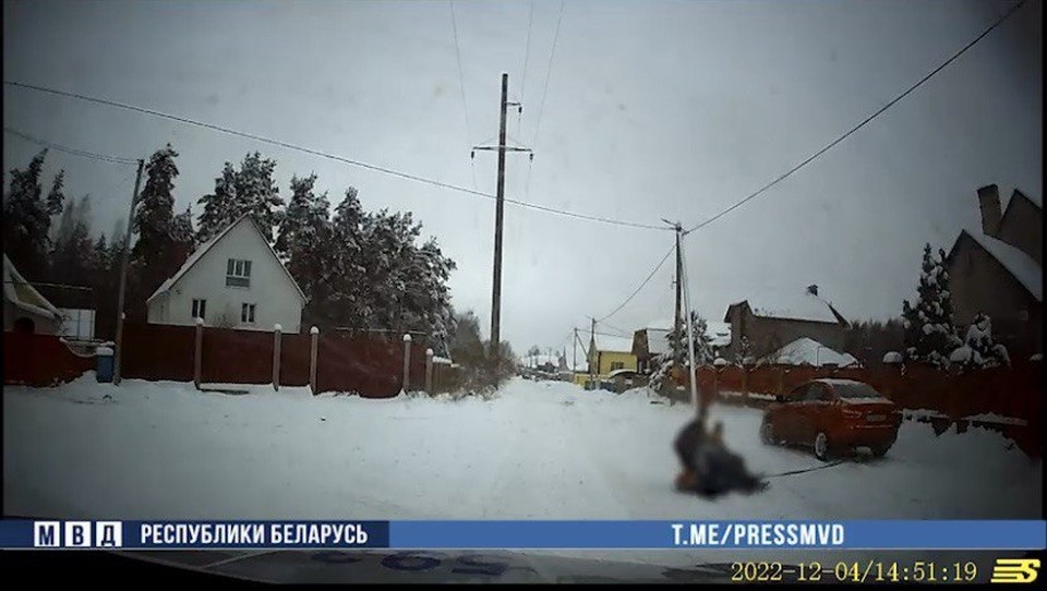     Мужчине грозит штраф в размере 6,4 тысячи рублей. Фото: скриншот с видео, опубликованного в телеграм-канале МВД