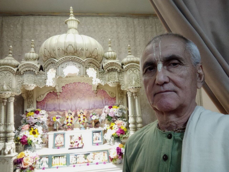 Президент Общества сознания Кришны в Севастополе вендухари дас Валентин Пензов. Фото из личного архива