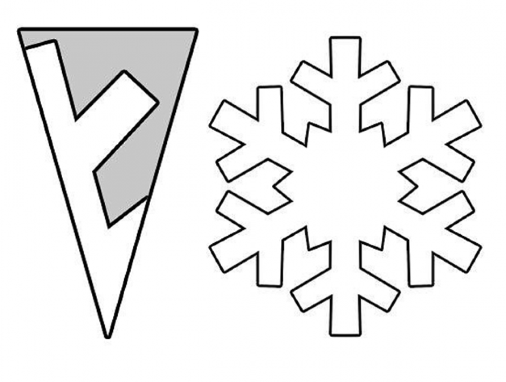 Объемные снежинки из бумаги на Новый год 2024 – схемы и шаблоны для вырезания