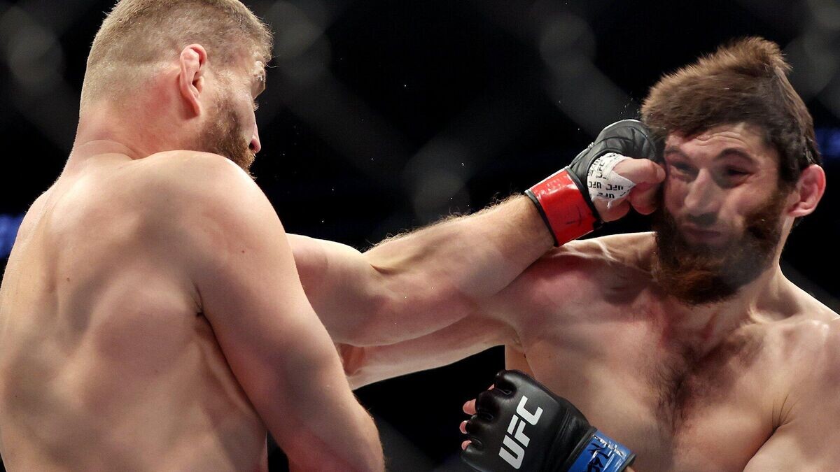    Ян Блахович и Магомед Анкалаев на UFC 282© Соцсети UFC