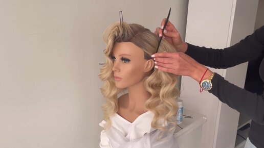 Голливудская волна 2023!🎉 Невероятная укладка на плойку 32 мм ...