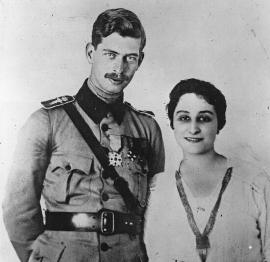 Кароль II и Зизи Ламбрино, 1918 г. 