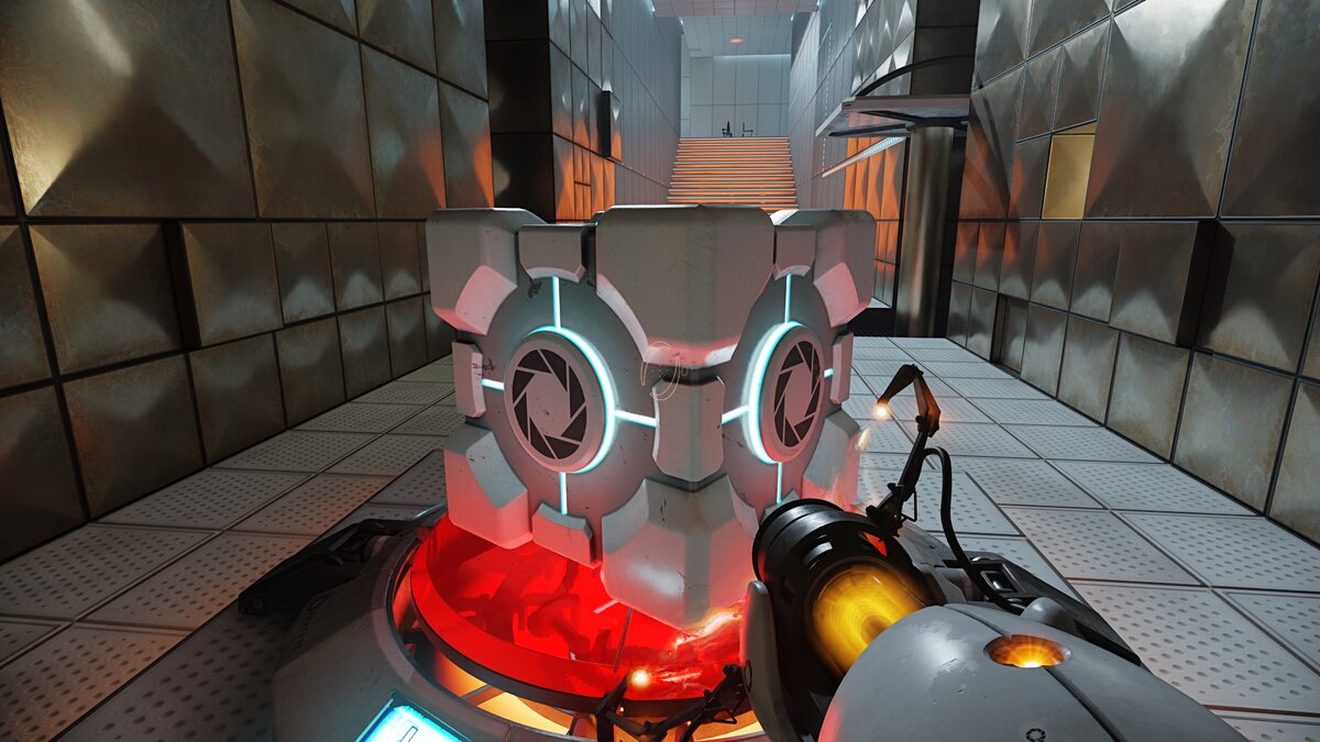 Крейзи портал источник. Portal 2 RTX. Portal 1 RTX. Portal wit RTX. Portal with RTX Постер.