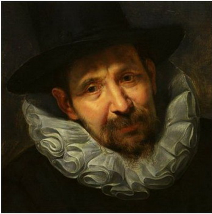 Питер Рубенс. «Ян Брейгель Старший». Фрагмент картины «Семья Яна Брейгеля»  
