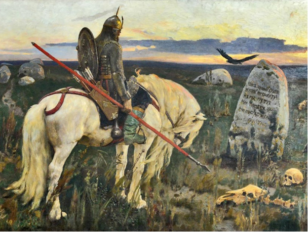 Рис. 1. Витязь на распутье (фрагмент). Художник В.М. Васнецов, 1882. Изображение из http://spbfoto.spb.ru/foto/details.php?image_id=1190 использовано только в качестве иллюстрации.

