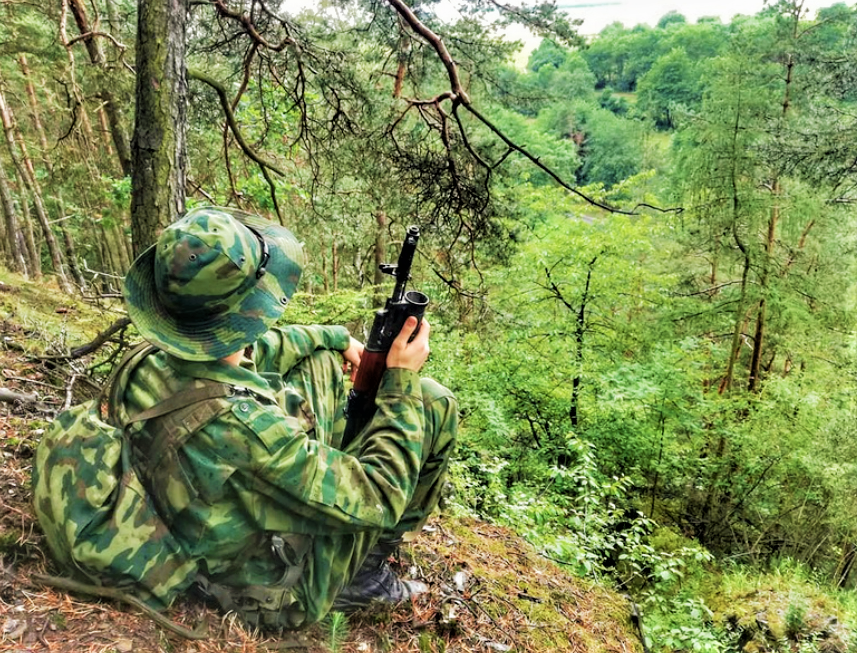 Снайперская винтовка Драгунова камуфляж (Макет)