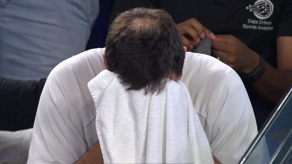     Антон Дубров дал волю чувствам. Имел право. Фото: gotennis.ru