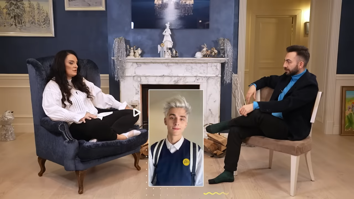 Во время интервью 