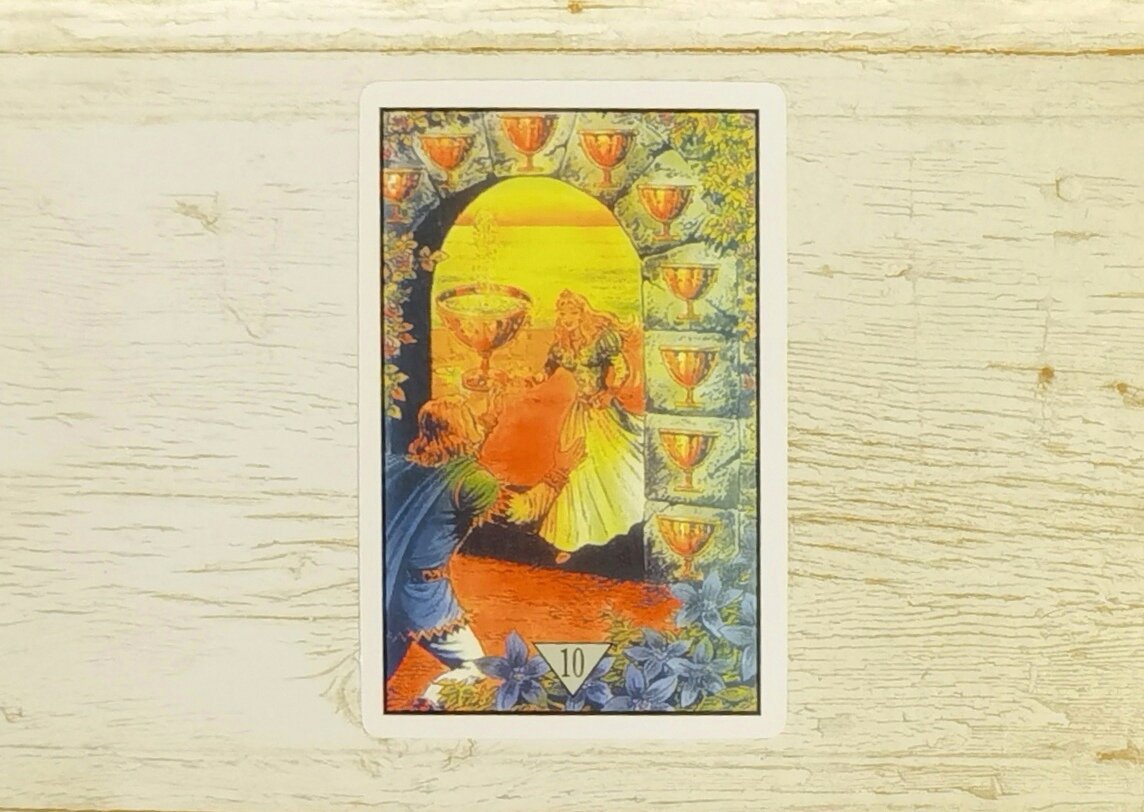 Аркан "10 Кубков". "Таро Зеркало Судьбы".