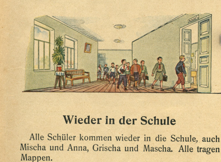 Учебник немецкого языка для III класса. Р.Витфогель и др. (1951)