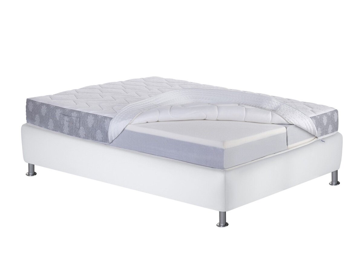 В данной модели матраса съёмный чехол позволяет переворачивать блоки пены, меняя тем самым жёсткость спального места