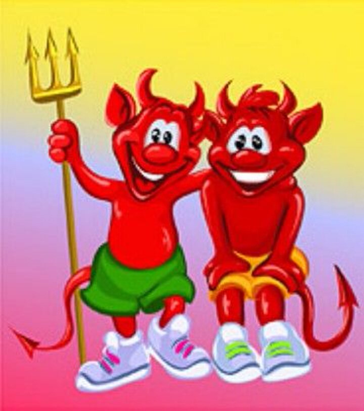 Черта с два. Два чертенка. Добрый черт. У чёрта на Куличках.