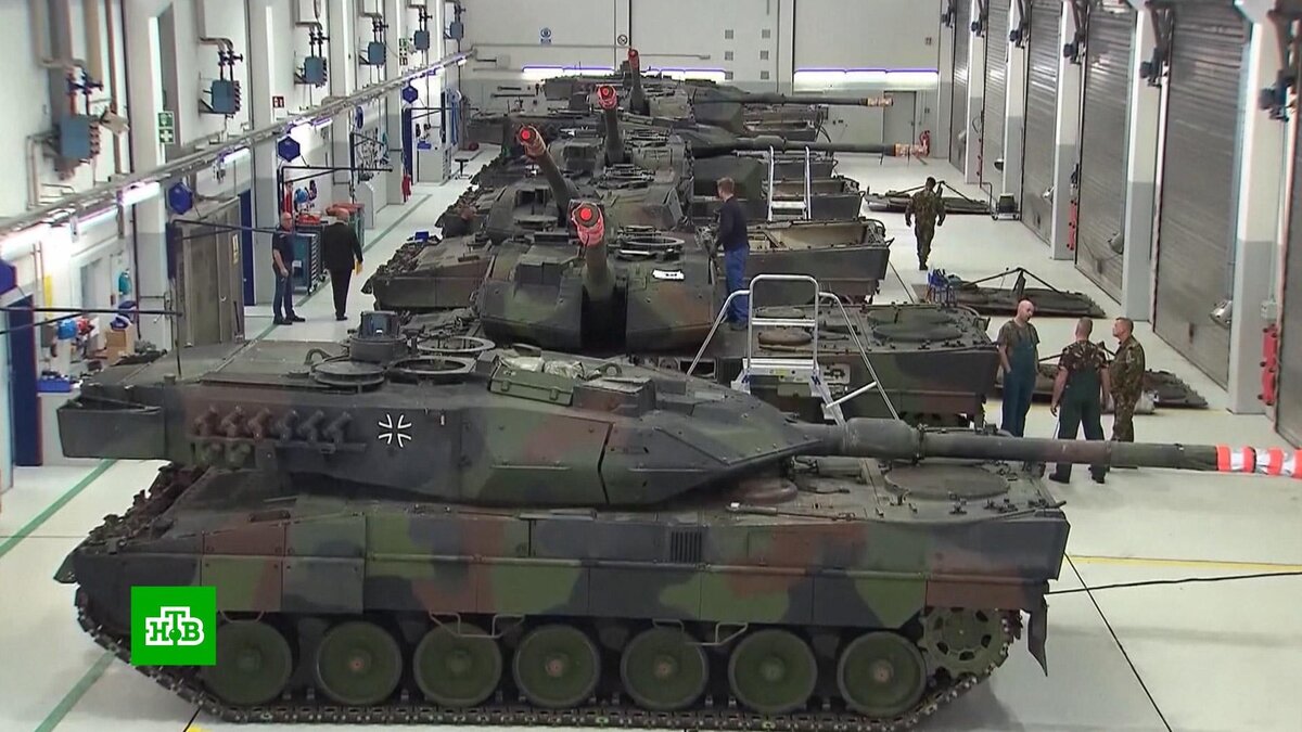    Spiegel: на Украину прибыли 18 немецких танков Leopard 2