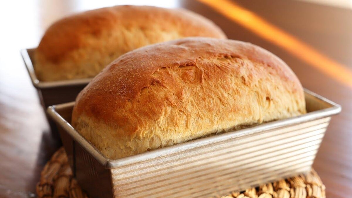 Самый простой белый домашний хлеб
