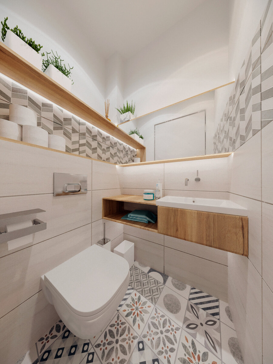 Без излишеств, но очень мило. Приятный, эргономичный интерьер в скандинавском стиле