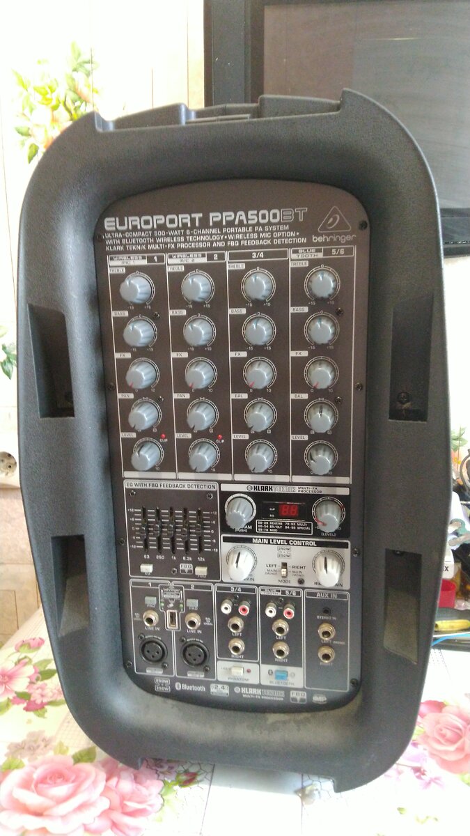 Портативная система звукоусиления BEHRINGER EUROPORT PPA500BT, не включается,  моргают индикаторы. Ремонт. | Павел Самоделкин | Дзен