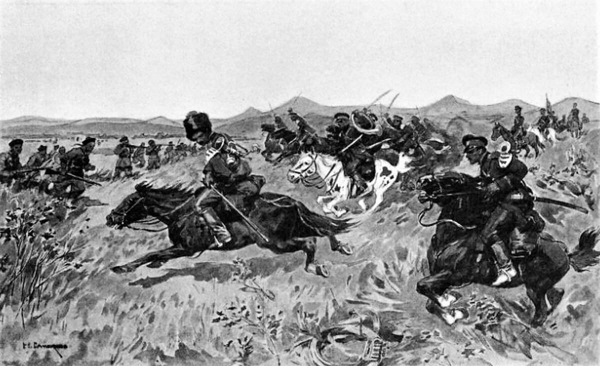 1-Й Нерчинский казачий полк в Забайкалье.