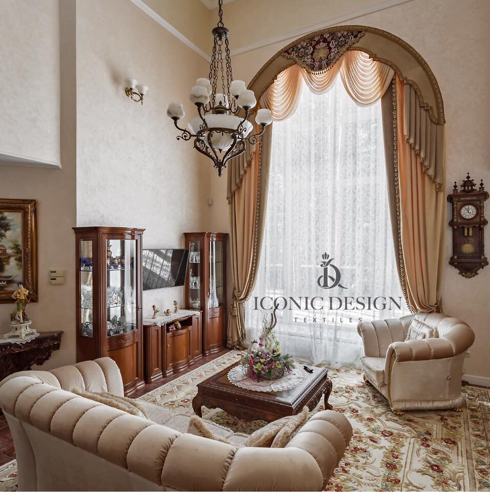 комбинированные ламбрекены от Iconic Design