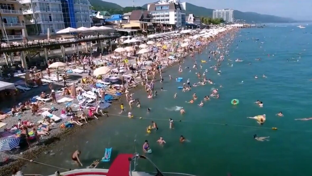 Сочи 24 июля 2020. Вот как здесь отдохнешь?