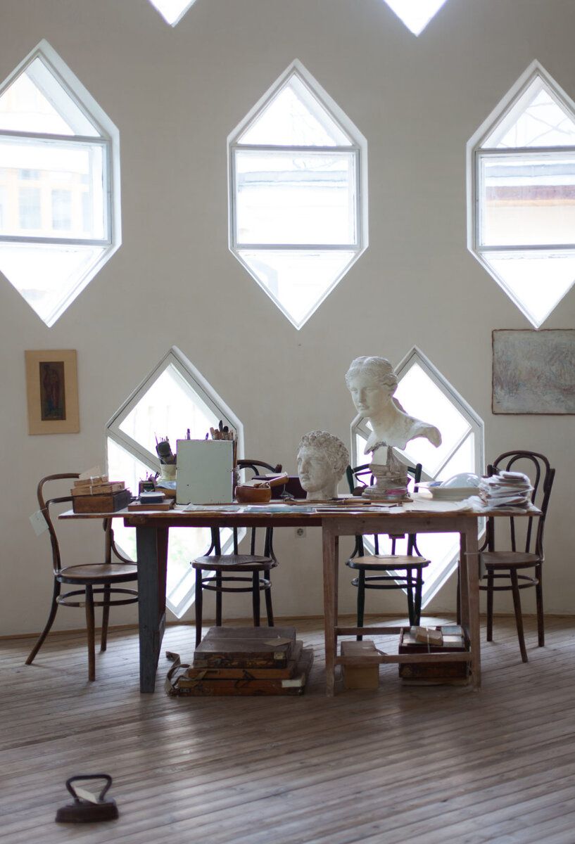 Дом-студия Константина Мельникова.