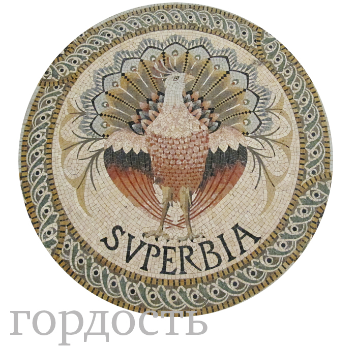 Началом гордыни бывает обычно презрение. Тот, кто презирает и считает за ничто других — одних считает бедными, других людьми низкого происхождения, третьих невеждами, вследствие такого презрения доходит до того, что почитает себя одного мудрым, благоразумным, богатым, благородным и сильным. 
…Как узнается гордый и чем исцеляется? Узнается потому, что домогается предпочтения. А исцеляется, если будет верить суду Сказавшего: Бог гордым противится, а смиренным дает благодать (Иак 4:6). Впрочем, надо знать, что, хотя убоится суда, произнесенного за гордость, однако не может исцелиться от этой страсти, если не оставит всех помышлений о своей предпочтительности».

Свт. Василий Великий

Гордость — самодовольное упоение собственными достоинствами, подлинными или мнимыми. Овладев человеком, она отсекает его сначала от людей малознакомых, потом — от родных и друзей. И наконец — от самого Бога. Никто не нужен гордому, даже восторг окружающих его не интересует, и лишь в себе самом он видит источник собственного счастья. Но как любой грех, гордость не приносит подлинной радости. Внутреннее противостояние всему и вся иссушает душу гордого человека, самодовольство, словно короста, покрывает ее грубым панцирем, под которым она мертвеет и становится неспособной к любви, дружбе и даже к простому искреннему общению.