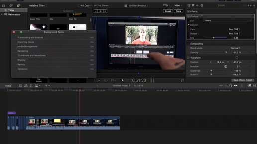 Final Cut не тянет монтаж на макбук? Монтаж видео 4К на MacBook Pro 13 2020. Посмотри это видео!!!