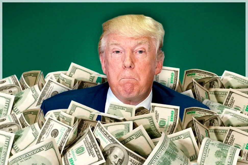 Президентские деньги. Трамп с деньгами. Миллиардер с деньгами. Трамп деньги на фоне. Доллар с Трампом.