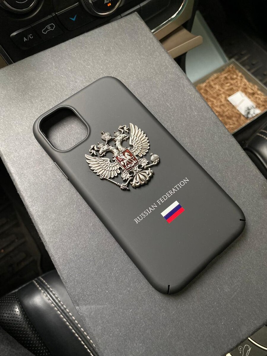 Эксклюзивный, чехол с гербом России Mobcase 1175 для iPhone 11 Pro