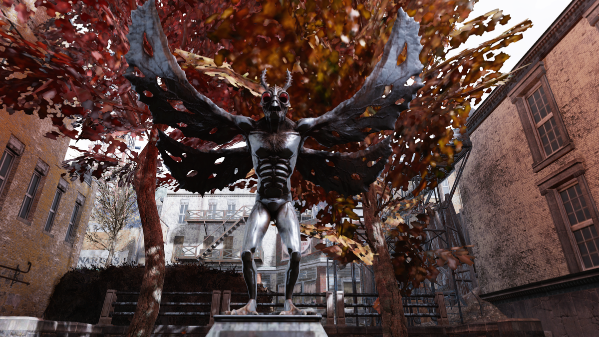 Статуя Молероту - скриншот из игры Fallout 76