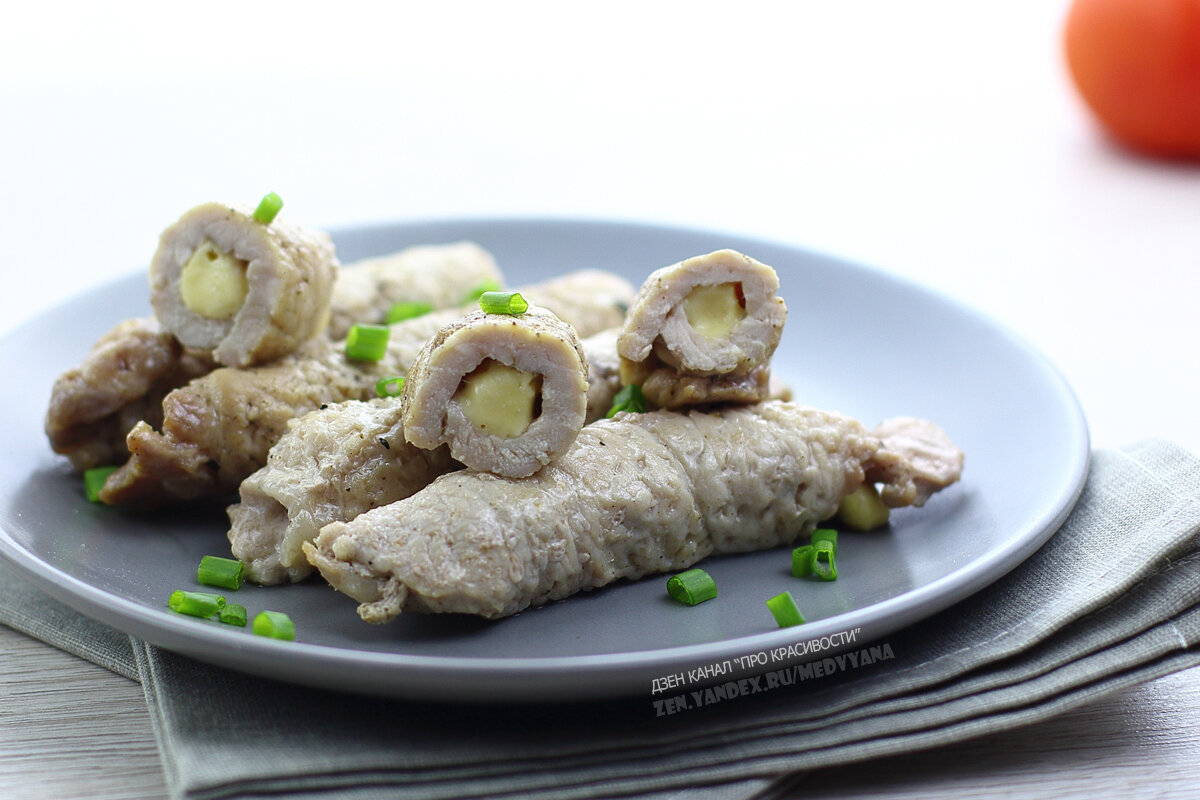 Мясные пальчики из свинины с начинкой