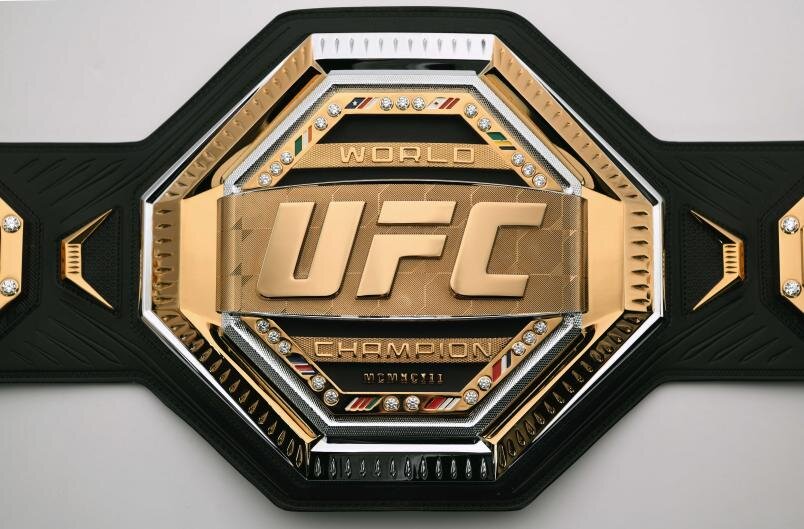 Новый вид чемпионского пояса UFC
