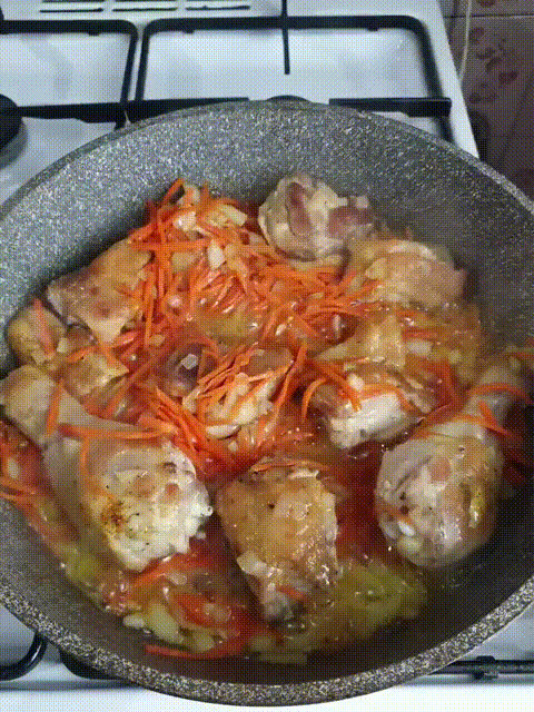 Процесс приготовления. Запахи уже на этом этапе нереальные :)))
