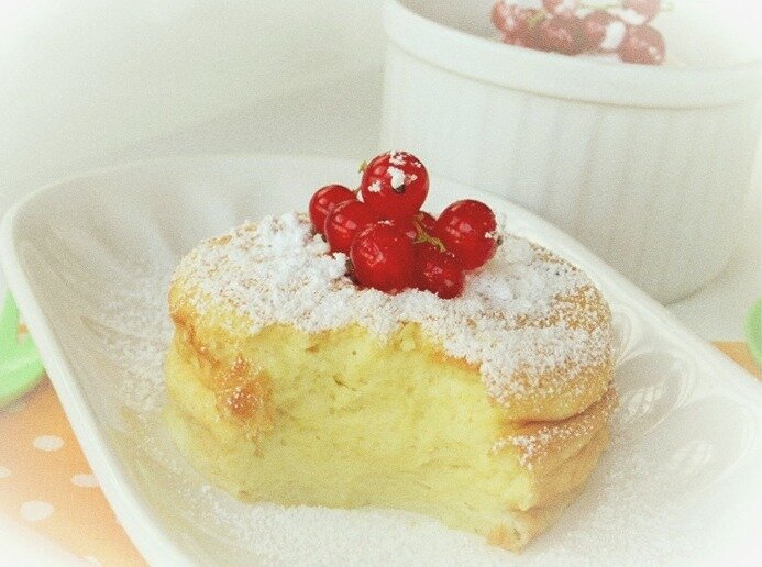 Творожно-яблочное суфле