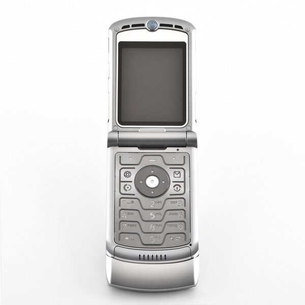  Motorola RAZR V3 silber