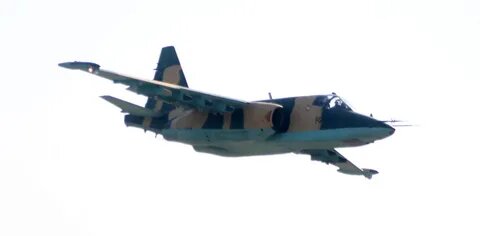 Су-25 ВВС ДРК (бортовой номер FG-505).