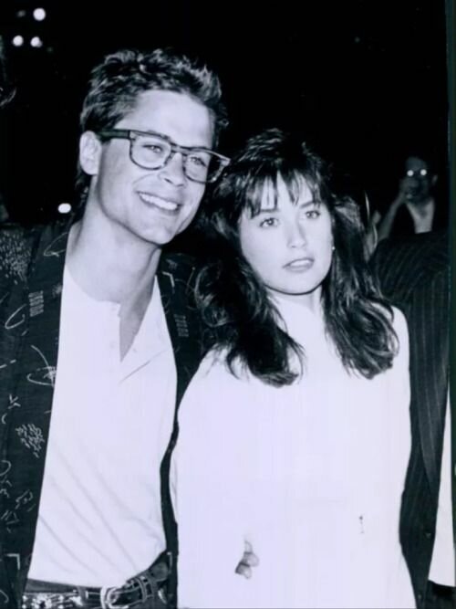 Фредди и Деми Мур