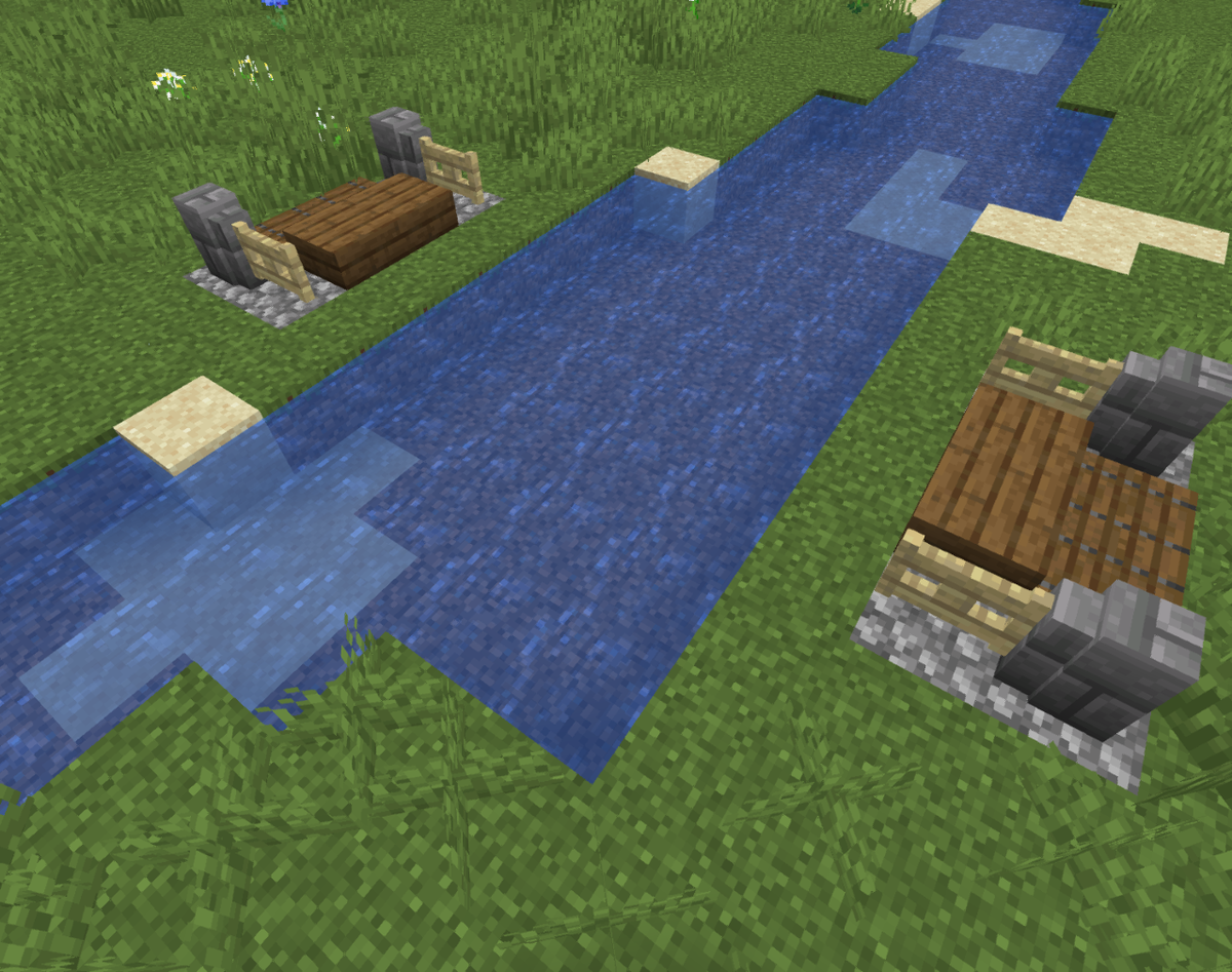 Булыжник можно добавить для красоты.