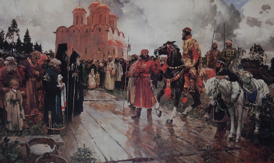 19 век век побед. Опричники Ивана Грозного живопись. Отъезд Ивана Грозного на богомолье.