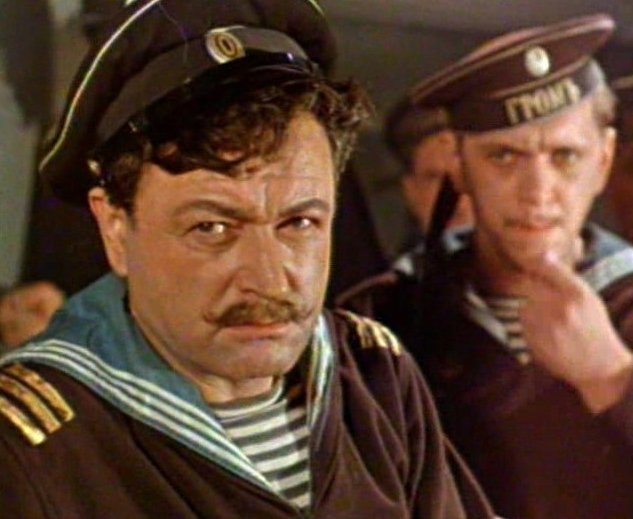 в фильме "Балтийская слава", 1957 г.