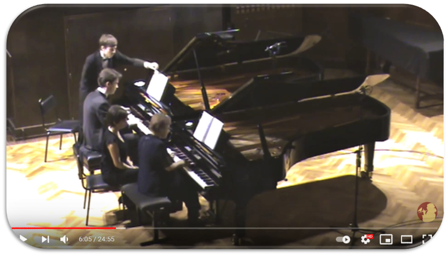 Mozart — Sonata for Two Pianos in D major (Irina Osipova & Kirill Kashunin)