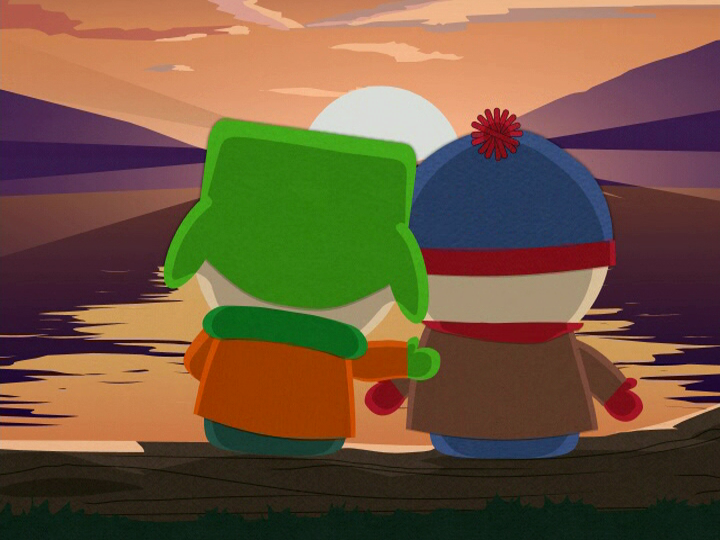 Кайл и Стэн. Кадр из мультсериала «Южный Парк»