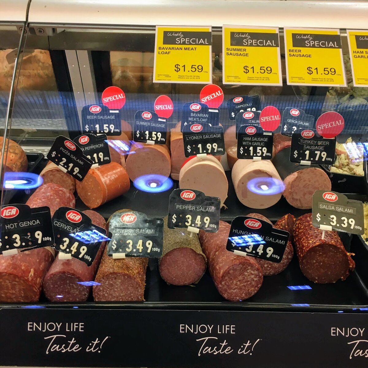 Цены на колбасные изделия