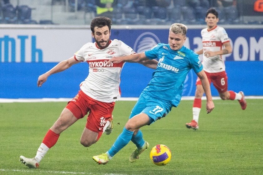 РПЛ: «Зенит» унизил «Спартак», Азмун и Мостовой оформили по дублю