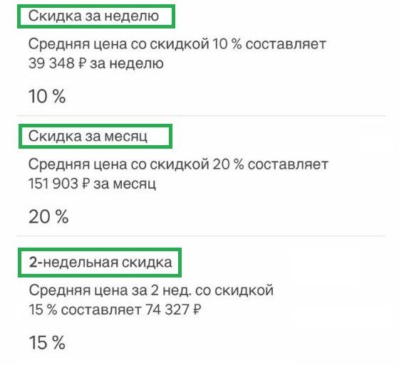 Скриншот из моих настроек Airbnb