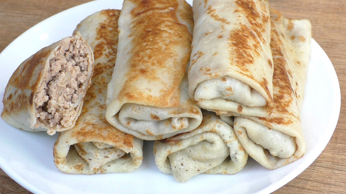 Начинка для блинов мясная сочная