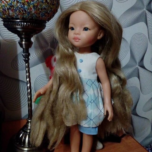 А вот волосы просто беда...