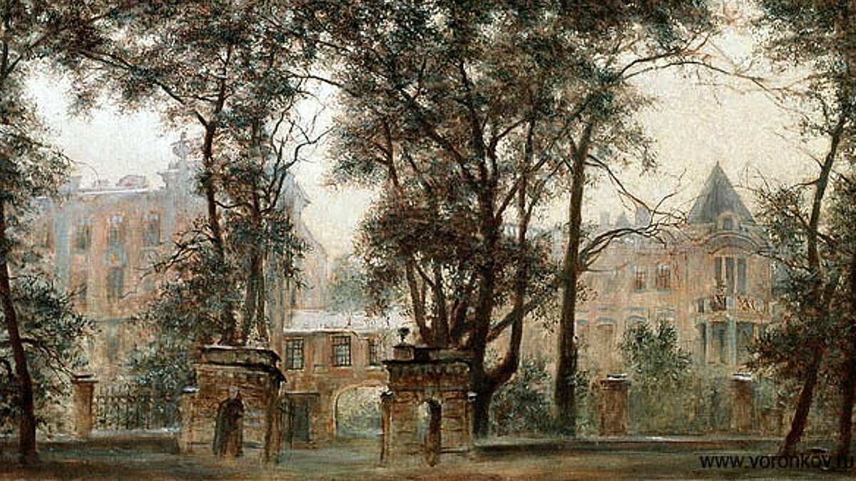 Автор А. Воронков "Старая гимназия", 1983, источник karhu.livejournal.com