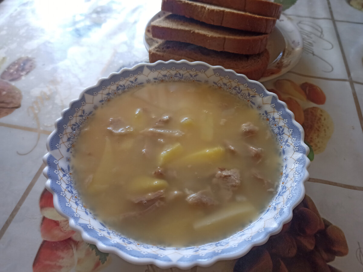 Суп гороховый с мясом, что готовить, меню на день