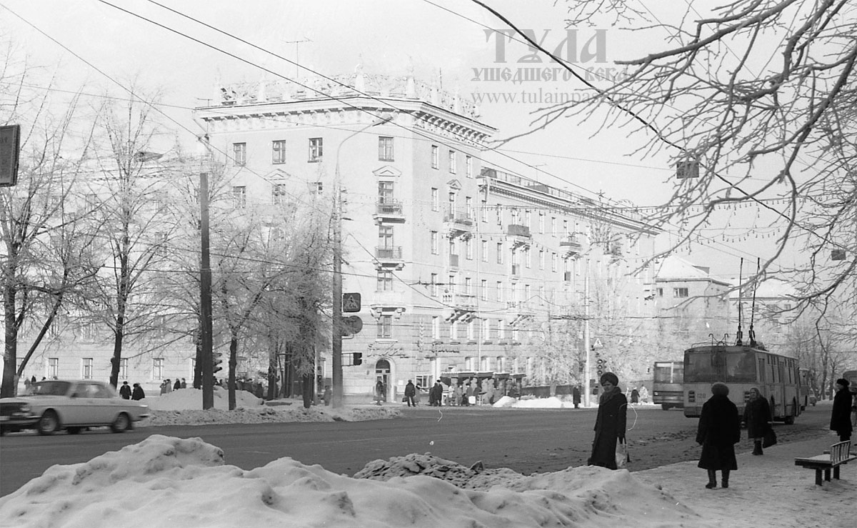 Несколько снимков тульского проспекта Ленина в 1988 году | ПАНТОГРАФ | Дзен